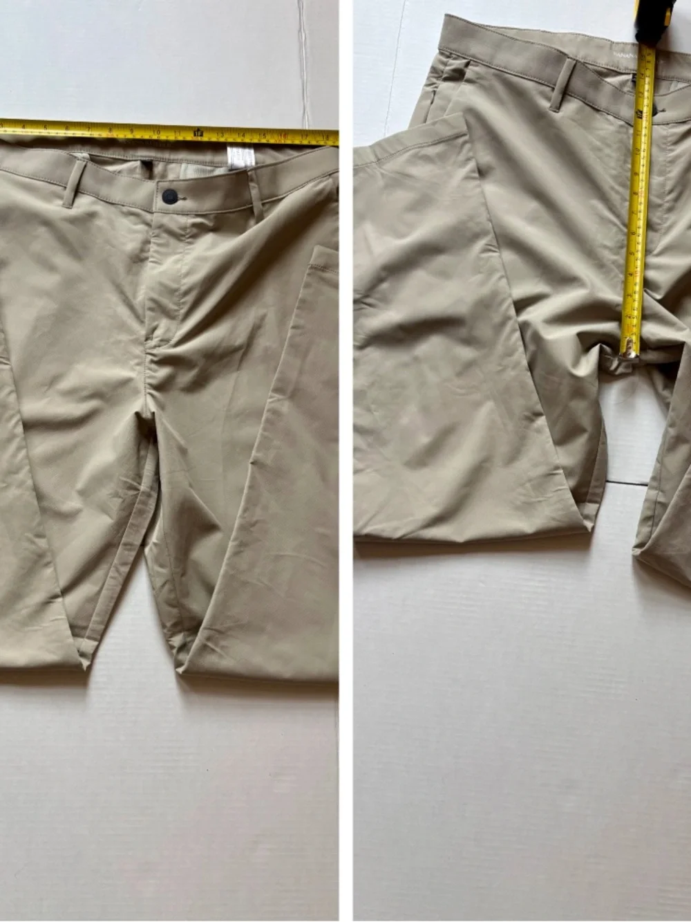 Banana Republic Slim Chino Pants in Light Beige